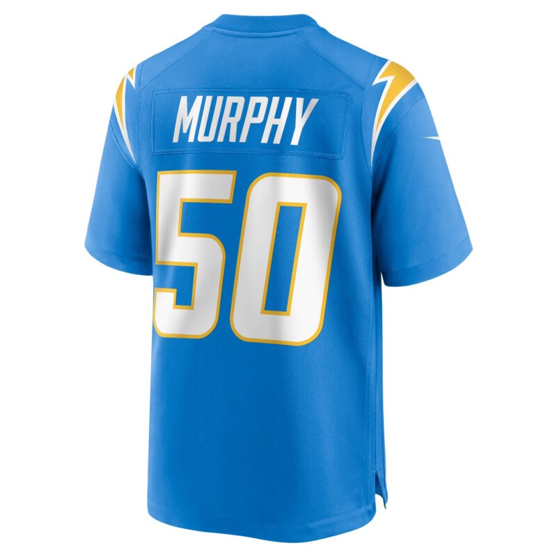 Caleb Murphy Los Angeles Chargers Team Game Jersey - Powder Blue - Image 3