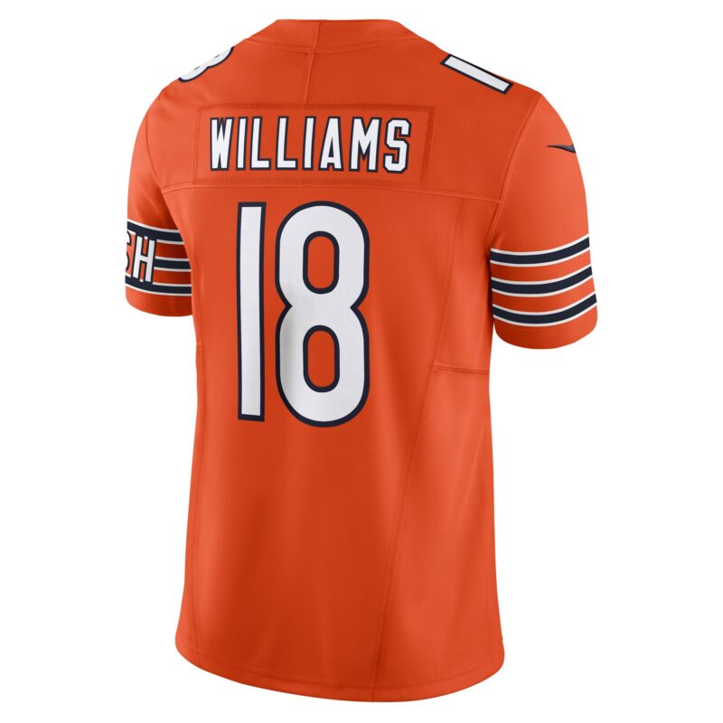 Caleb Williams Chicago Bears Vapor F.U.S.E. Limited Jersey - Orange - Image 3