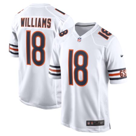 Caleb Williams Chicago Bears 2024 Football Draft First Round Pick Player Game Jersey - White