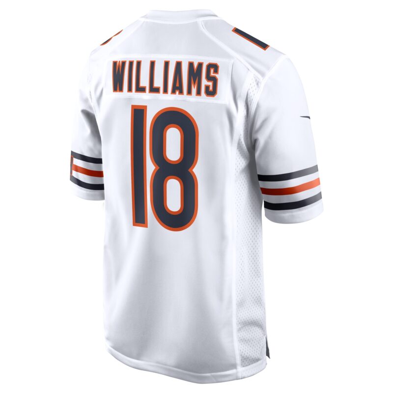 Caleb Williams Chicago Bears 2024 Football Draft First Round Pick Player Game Jersey - White - Image 3