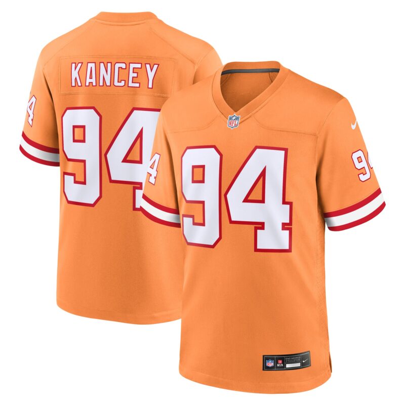 Calijah Kancey Tampa Bay Buccaneers Alternate Team Game Jersey - Orange