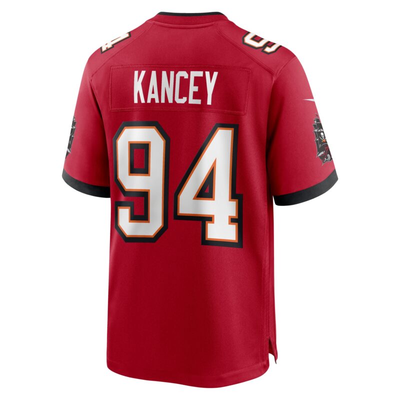 Calijah Kancey Tampa Bay Buccaneers Game Jersey - Red - Image 3