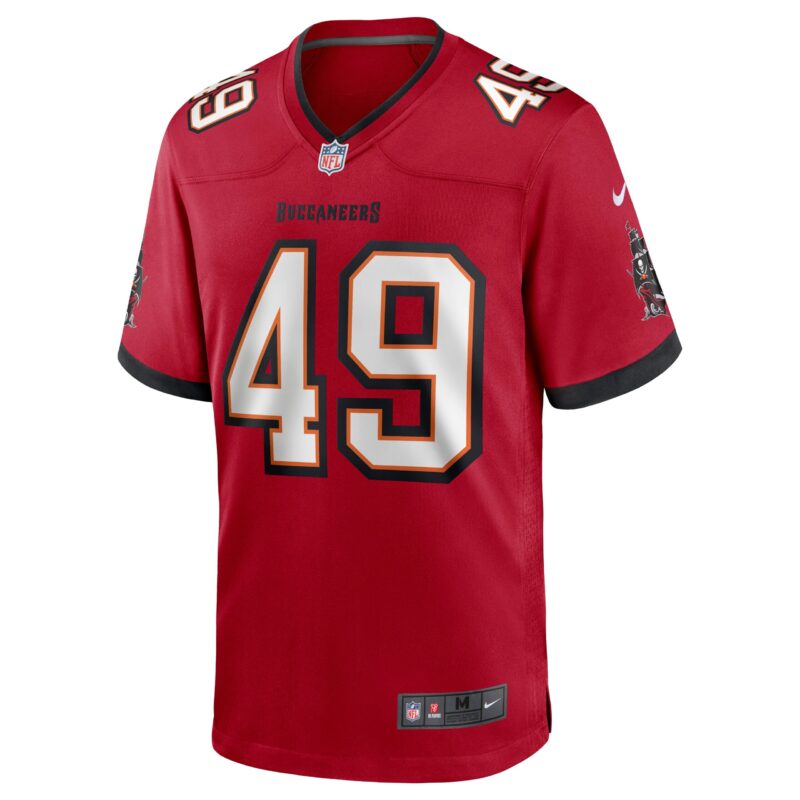 Cam Gill Tampa Bay Buccaneers Game Jersey - Red - Image 2