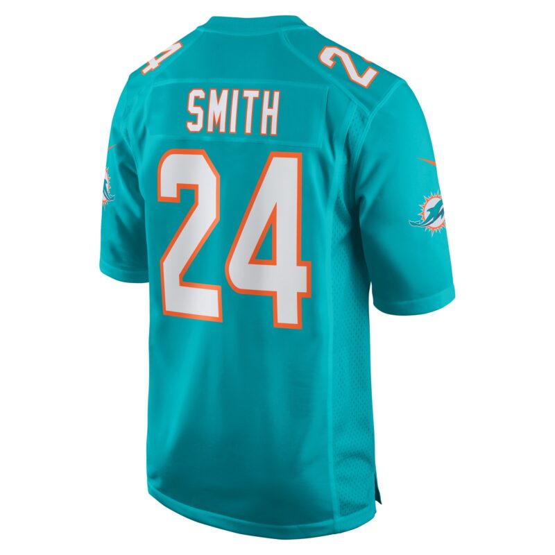Cam Smith Miami Dolphins Game Jersey - Aqua - Image 3