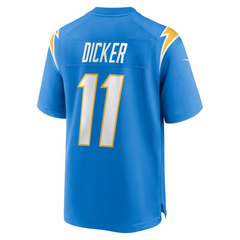 Cameron Dicker Los Angeles Chargers Game Jersey - Powder Blue - Image 3