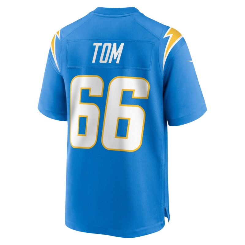 Cameron Tom Los Angeles Chargers Game Jersey - Powder Blue - Image 3