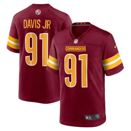 Carl Davis Jr. Washington Commanders Team Game Jersey - Burgundy