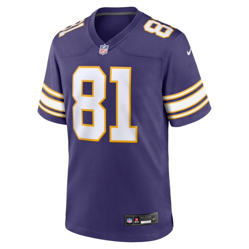 Carl Eller Minnesota Vikings Classic Retired Player Jersey - Purple - Image 2