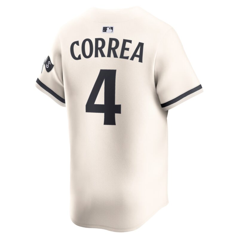 Carlos Correa Minnesota Twins Alternate Limited Player Jersey - Cream - Image 3