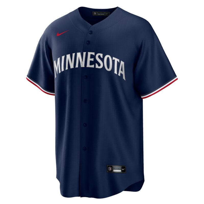 Carlos Correa Minnesota Twins Alternate Player Jersey - Navy - Image 2