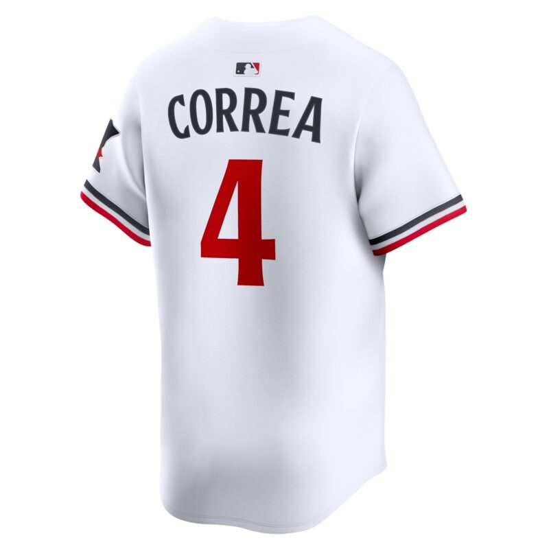 Carlos Correa Minnesota Twins Home Limited Player Jersey - White - Image 3