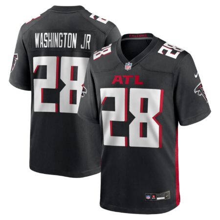 Carlos Washington Jr. Atlanta Falcons Team Game Jersey - Black