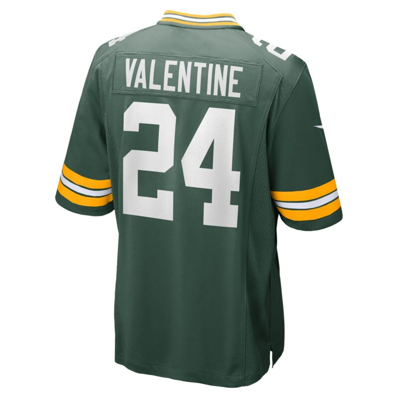 Carrington Valentine Green Bay Packers Game Jersey - Green - Image 3