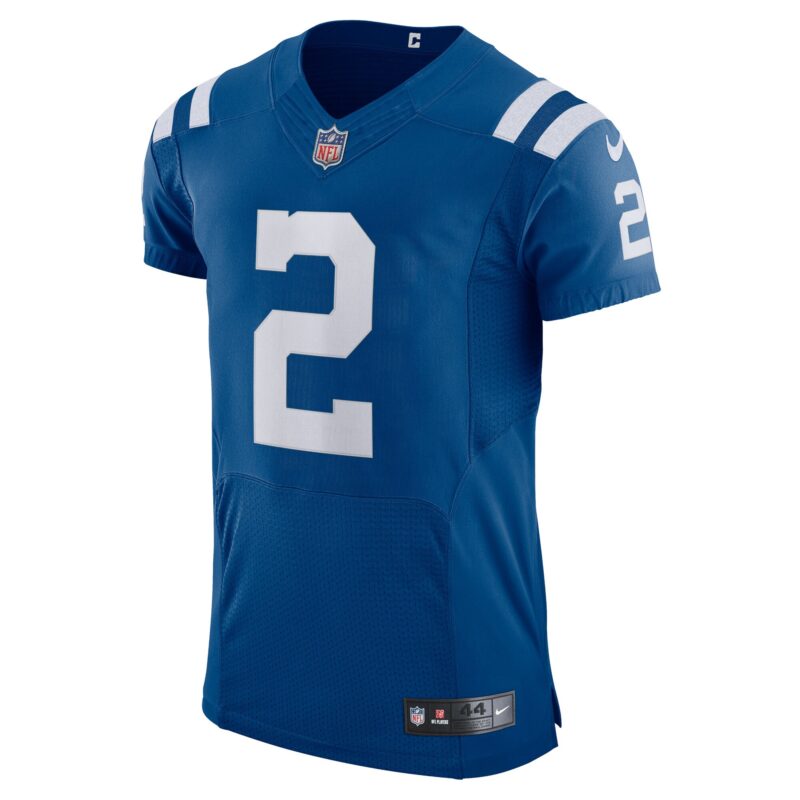 Carson Wentz Indianapolis Colts Vapor Elite Player Jersey - Royal - Image 2