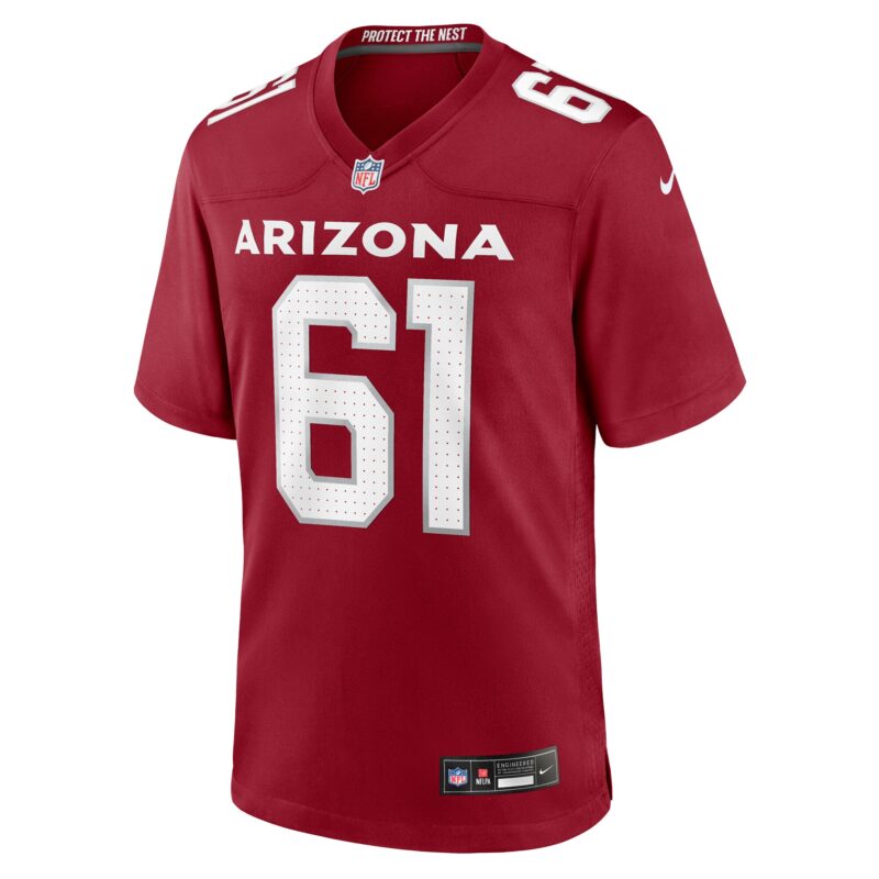 Carter O'Donnell Arizona Cardinals Team Game Jersey - Cardinal - Image 2