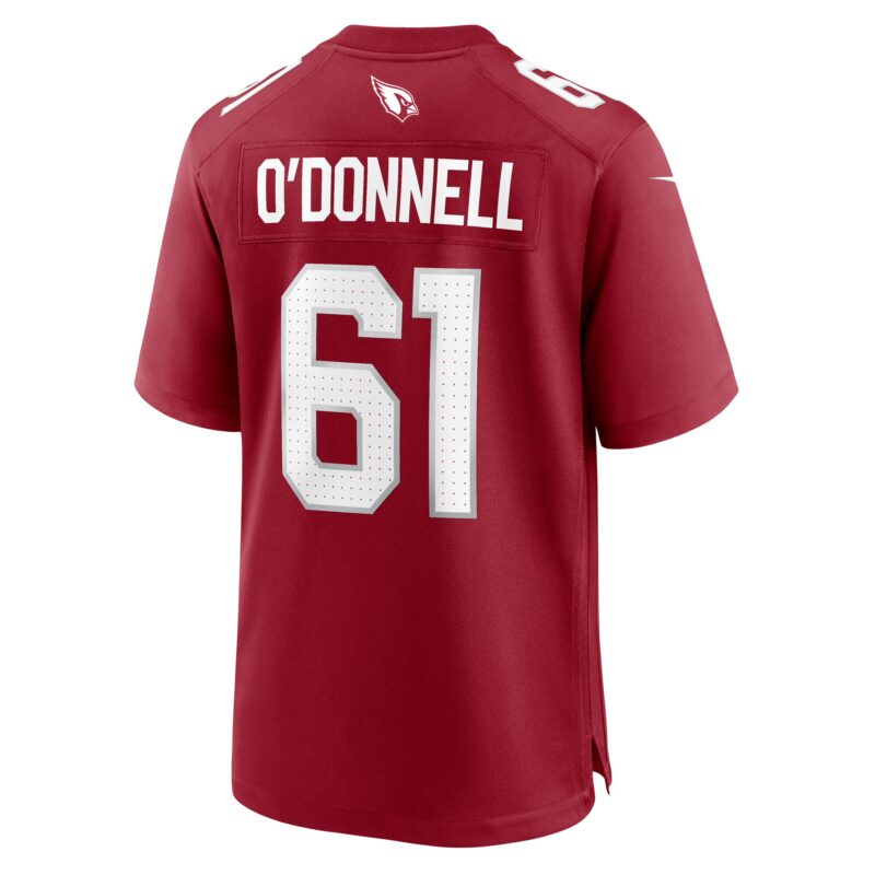 Carter O'Donnell Arizona Cardinals Team Game Jersey - Cardinal - Image 3