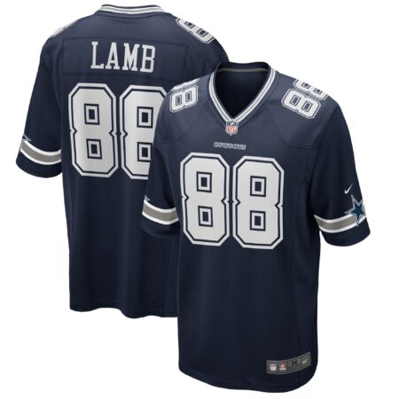 CeeDee Lamb Dallas Cowboys Game Jersey - Navy