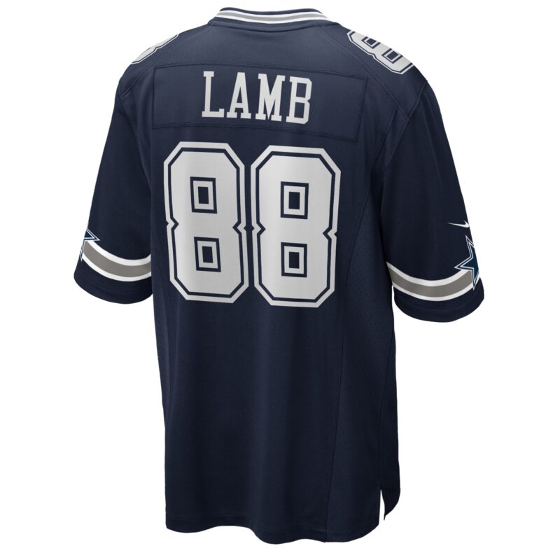 CeeDee Lamb Dallas Cowboys Game Jersey - Navy - Image 3