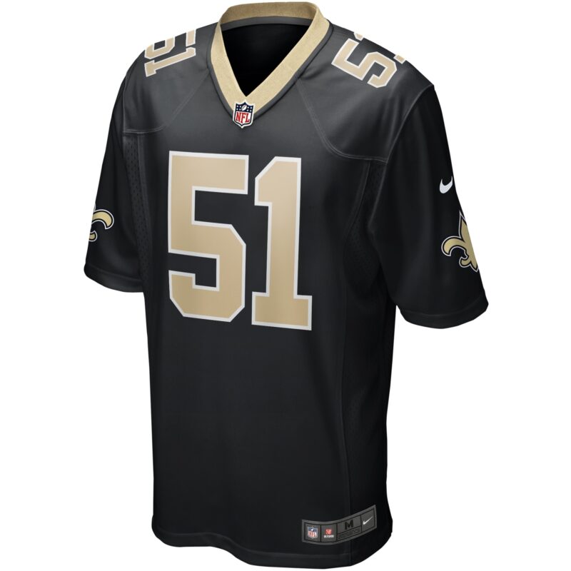Cesar Ruiz New Orleans Saints Game Jersey - Black - Image 2