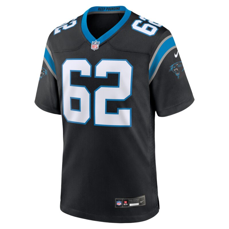 Chandler Zavala Carolina Panthers Game Jersey - Black - Image 2