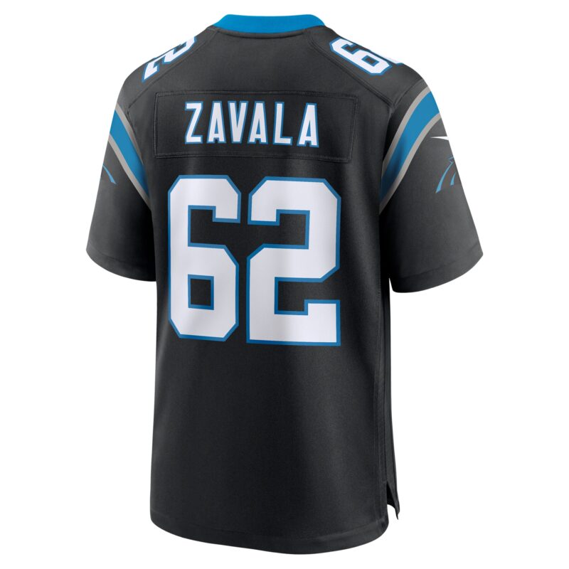 Chandler Zavala Carolina Panthers Game Jersey - Black - Image 3