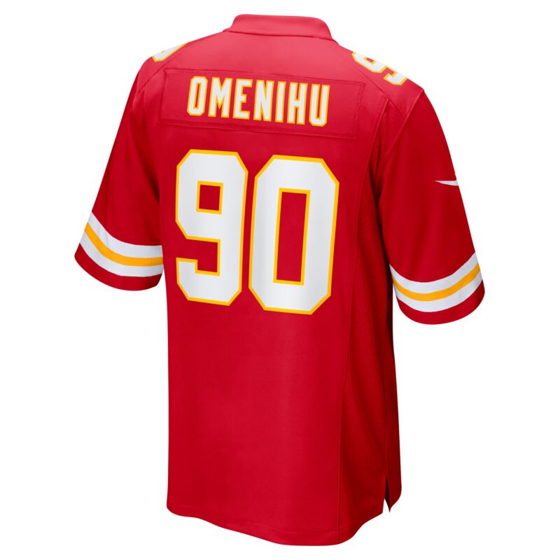 Charles Omenihu Kansas City Chiefs Game Player Jersey - Red - Image 3