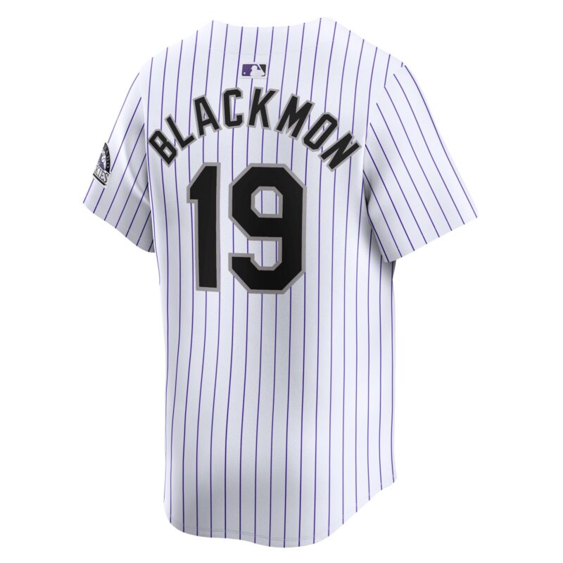 Charlie Blackmon Colorado Rockies Home Limited Player Jersey - White - Image 3