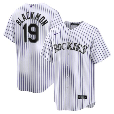 Charlie Blackmon Colorado Rockies Home Player Name Jersey - White