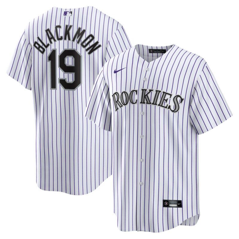 Charlie Blackmon Colorado Rockies Home Player Name Jersey - White