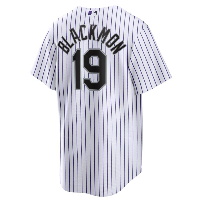 Charlie Blackmon Colorado Rockies Home Player Name Jersey - White - Image 3