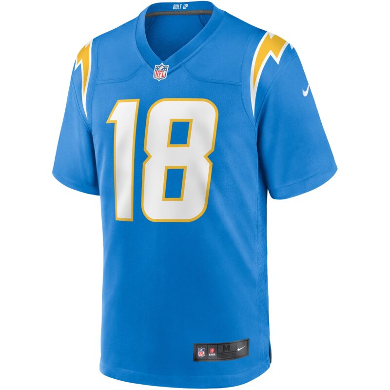 Charlie Joiner Los Angeles Chargers Game Retired Player Jersey - Powder Blue - Image 2