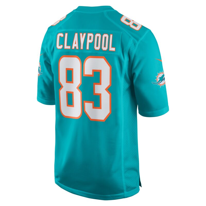 Chase Claypool Miami Dolphins Game Jersey - Aqua - Image 3