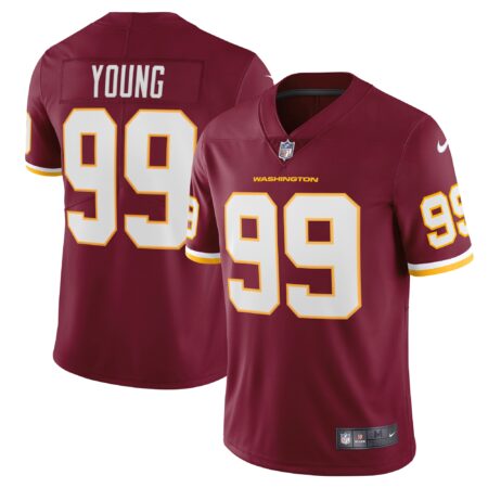 Chase Young Washington Football Team Vapor Limited Jersey - Burgundy