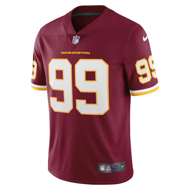Chase Young Washington Football Team Vapor Limited Jersey - Burgundy - Image 2