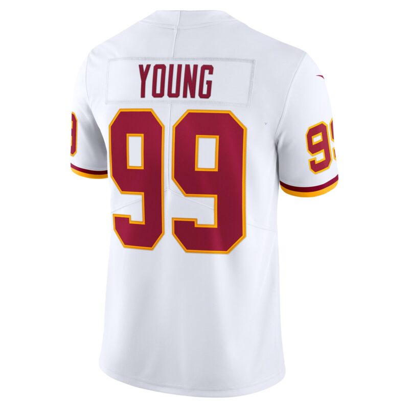 Chase Young Washington Football Team Vapor Limited Jersey - White - Image 3