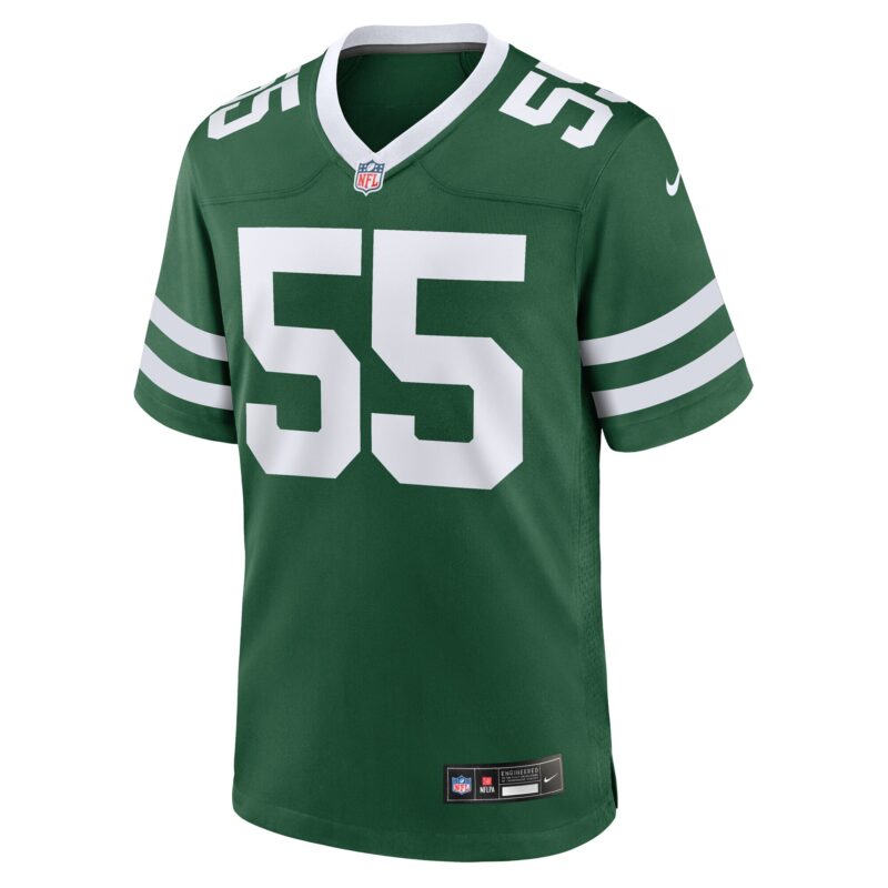 Chazz Surratt New York Jets Team Game Jersey - Legacy Green - Image 2
