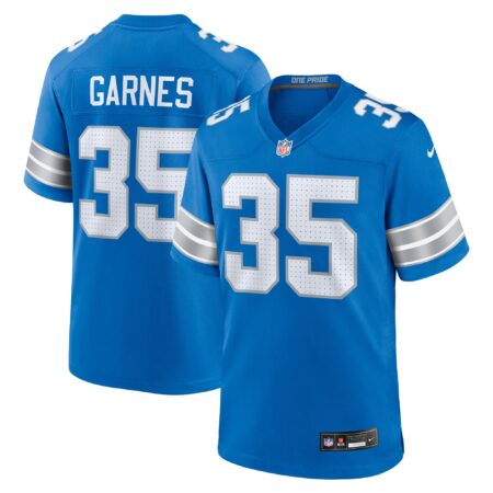 Chelen Garnes Detroit Lions Game Jersey - Blue