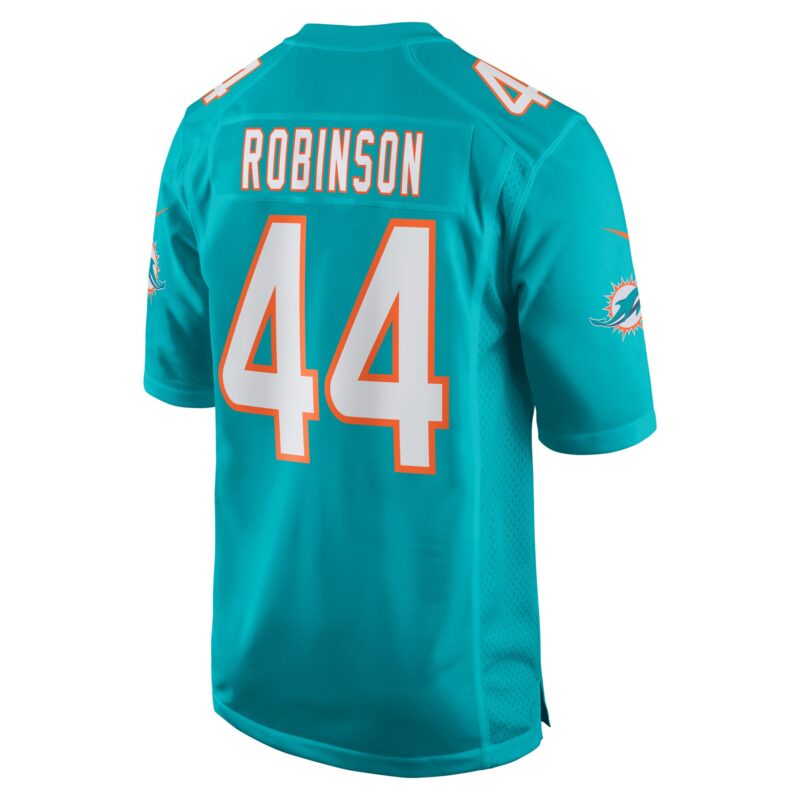 Chop Robinson Miami Dolphins Player Game Jersey - Aqua - Image 3