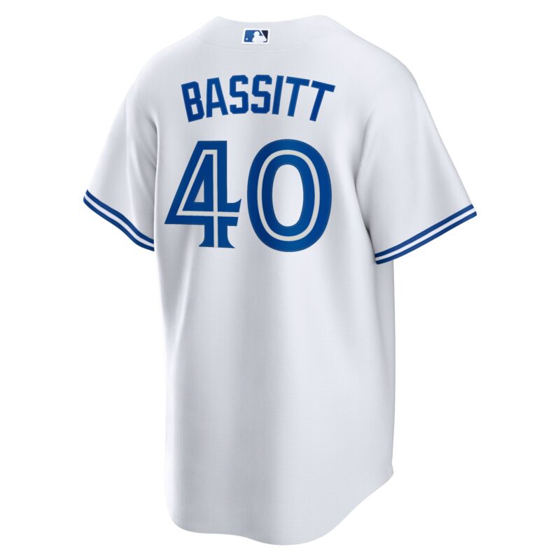 Chris Bassitt Toronto Blue Jays Home Jersey - White - Image 3