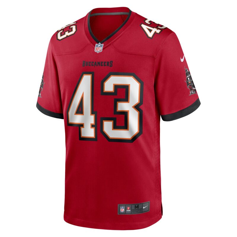 Chris Braswell Tampa Bay Buccaneers Game Jersey - Red - Image 2