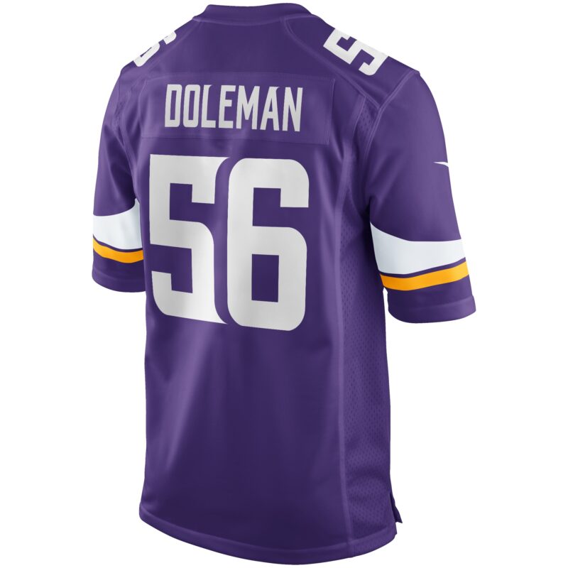 Chris Doleman Minnesota Vikings Game Retired Player Jersey - Purple - Image 3