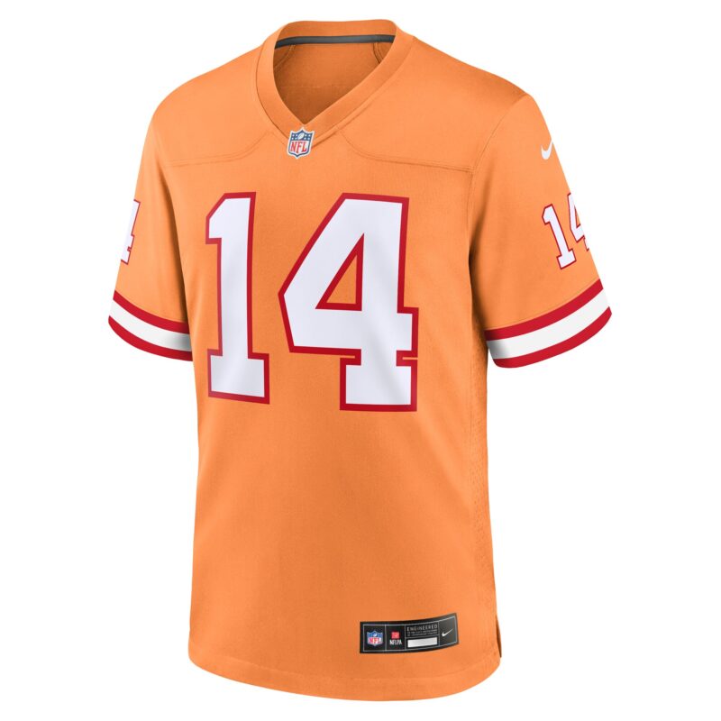 Chris Godwin Tampa Bay Buccaneers Throwback Game Jersey - Orange - Image 2