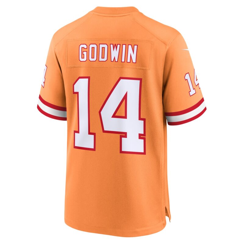 Chris Godwin Tampa Bay Buccaneers Throwback Game Jersey - Orange - Image 3