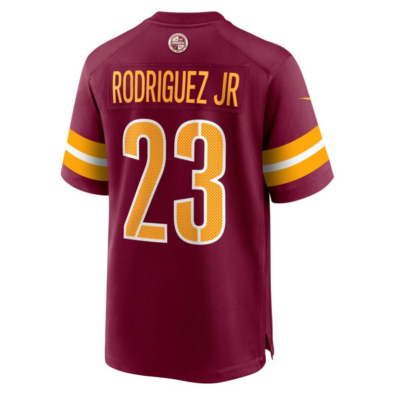 Chris Rodriguez Jr. Washington Commanders Team Game Jersey - Burgundy - Image 3
