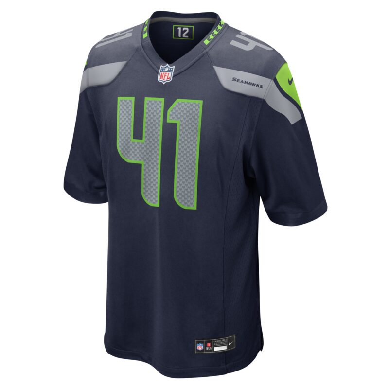 Chris Stoll Seattle Seahawks Game Jersey - College Navy - Image 2