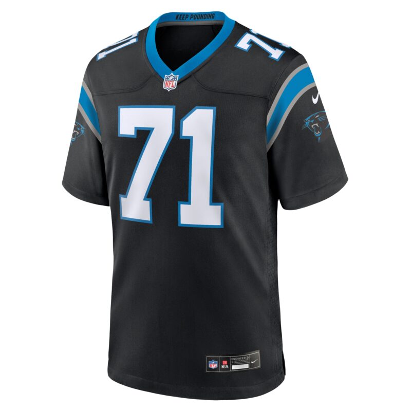 Chris Wormley Carolina Panthers Game Jersey - Black - Image 2