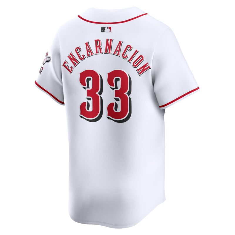 Christian Encarnacion-Strand Cincinnati Reds Home Limited Player Jersey - White - Image 3
