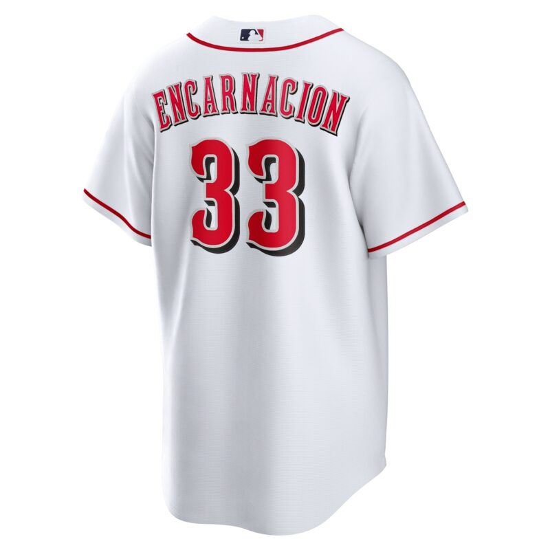 Christian Encarnacion-Strand Cincinnati Reds Home Jersey - White - Image 3