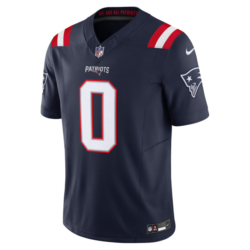 Christian Gonzalez New England Patriots Vapor F.U.S.E. Limited Jersey - Navy - Image 2