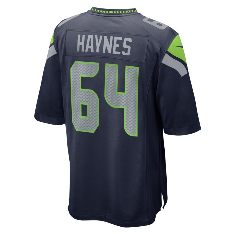 Christian Haynes Seattle Seahawks Game Jersey - College Navy - Image 3